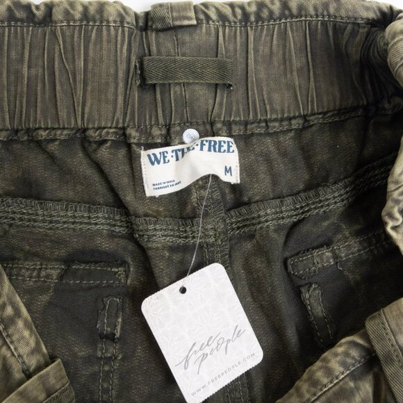 Free People We The Free Can't Compare Slouch Pants Green - Picture 5 of 14